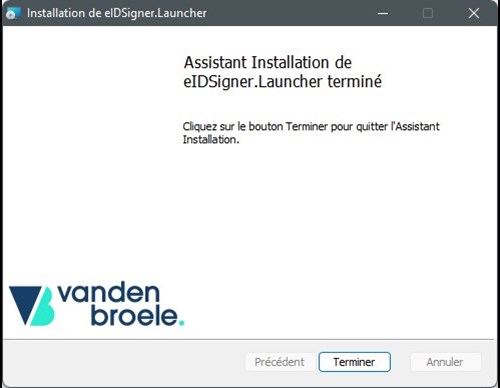 Screenshot eID-Signer installatie stap 5